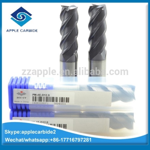 Original Zccct PM series carbide end mill cutters