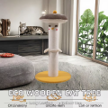 Cat Tree Tower Sisal Post Wooden Indoor Scratcher Multi-Level Climbing House Resting Platform Large Cat Eco-Friendly Carton