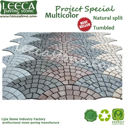 Granite pattern paving stone driveway paving stone