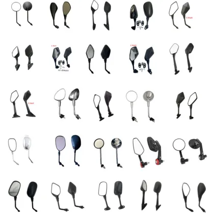 Universal Aluminium Motorcycle Mirrors for Bike Accessories