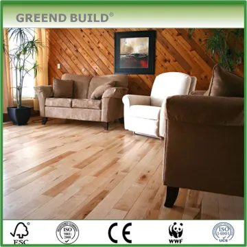 Hard maple parquet floor panels
