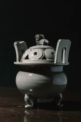 Antique Kiln Changing Glaze Aromatherapy Furnace