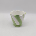 Керамическая мини-чашка Green Swirl