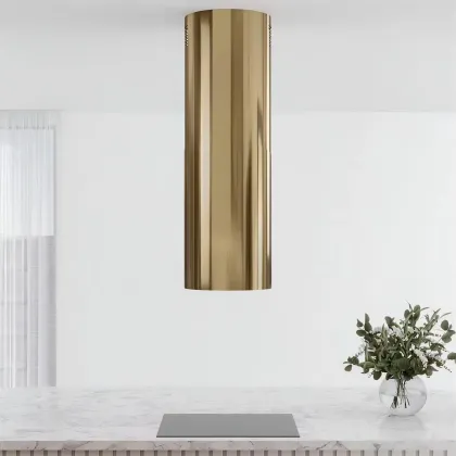 Circular Island Range Hood: Silent Smoke Exhaust Hood for Kitchens