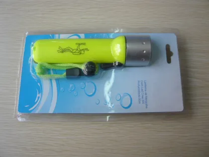 Led Diving Torch Plastic underwater Flashlight