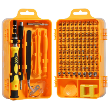 Professional Zhixin 115-in-1 Precision Screwdriver Set: A Comprehensive Computer Repair Tool Kit with Magnetic Function and Storage Case