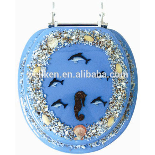 dolphine decorative toilet seat