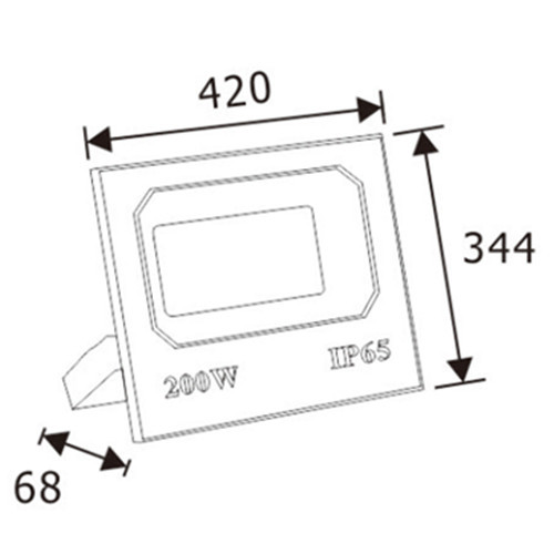 LEDER 고효율 200W LED 투광 조명