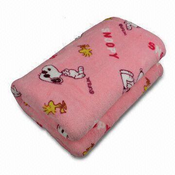 Blanket, Made of Coral Fleece with Polyester, Various Sizes and Weights Available, OEM Welcomed