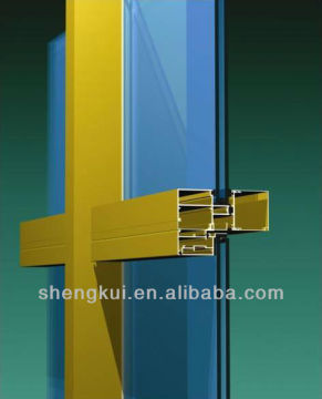 Aluminum Thermal-break Curtain Wall Aluminum extrusions Aluminum Curtain Wall Profiles