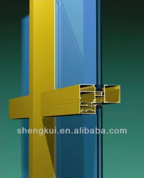 Aluminum Thermal-break Curtain Wall Aluminum extrusions Aluminum Curtain Wall Profiles