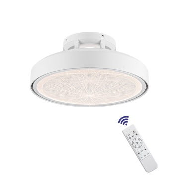 Energy-Saving Bladeless LED Ceiling Fan Light with Remote Control