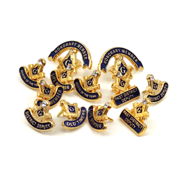 Custom Masonic Regalia and Pin Suppliers: Crafting Distinctive Year Pins & Brooches for Your Lodge