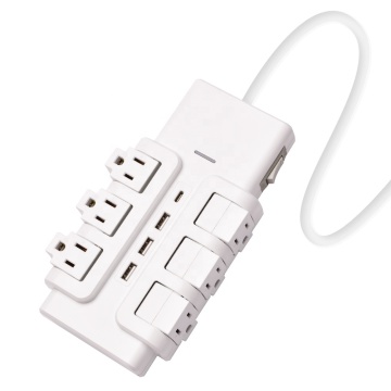 USB Surge Protector Power Strip with USB-C Ports