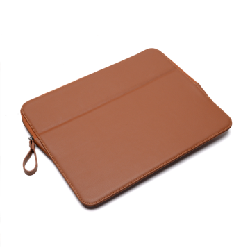 Outdoor -Arbeit tragbare Lederschutz -Laptop -Tablet -Tasche