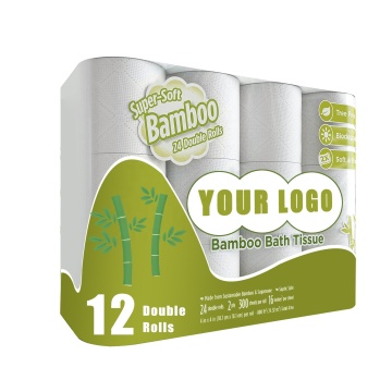 Factory Wholesale 100% Natural Bamboo Pulp Toilet Paper - Low Price Ready Stock