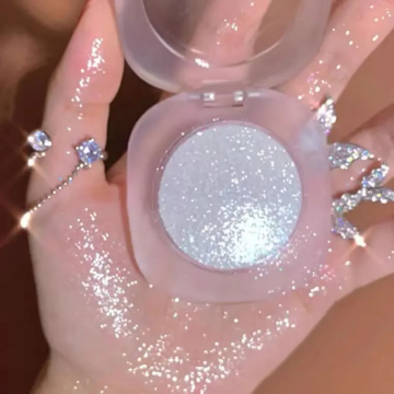 Vegan Cruelty-free 4-Color Highlighter Powder - OEM Private Label Shimmer Shiny Body Highlighter