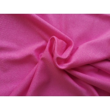 Tela de punto de poliéster de poliéster sólido de jersey