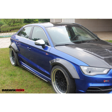 DarwinPRO BKSS Style Side Skirt for Audi S3 A3 S Line Sedan