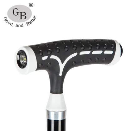GAOBO GB-902-R1 Rehabilitation Therapy Supplies Foldable Soft Grip Cane