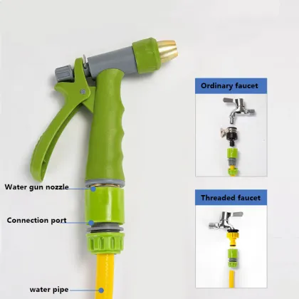 Green water spray gun head