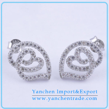 China Wholesale Unique Design 925 Sterling Silver Earring