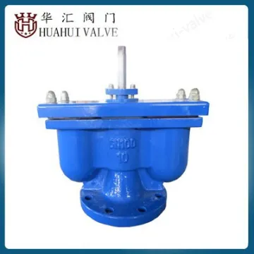 Double orifice air valve with stop valve