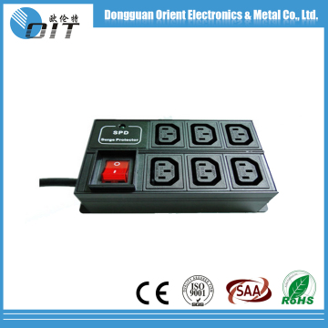 IEC C13 switch extension socket standard with surge protection