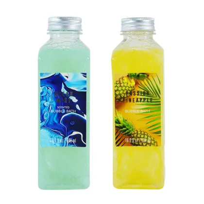 Hot Selling Wholesale OEM Marine Flavor Bubble Bath Hydrating Moisturizing Luxury Shimmer Bubble Shower