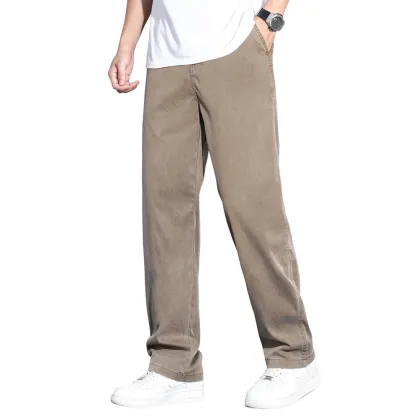 Loose Men's Straight Wide Leg Casual Pants