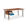 Color theory mid century modern writing desk