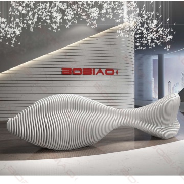 میز پذیرش فضای باز اداری با مفهوم باز