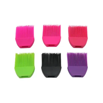Oven safe and food safe heat resistant silicone baking pastry brush