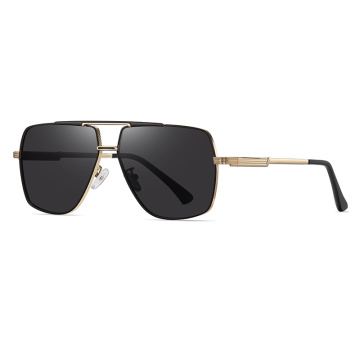 Polygonal Fashion Men's Metal Sunglasses
