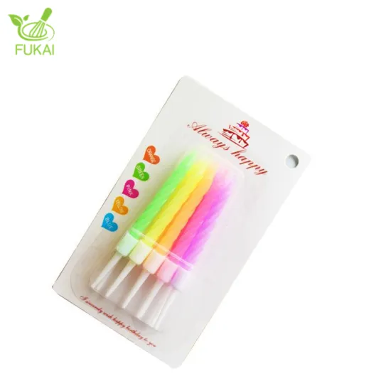 Creative Crystal Multicolored Wholesale Birthday Candles for Cake Decoration