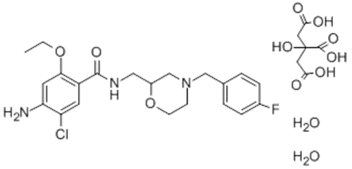 Mosapride citrate CAS 112885-42-4