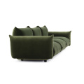 Sofa sectional ergonomis gaya kontemporer