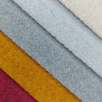 Tissu d'ameublement en velours à poils courts pour meubles de canapé