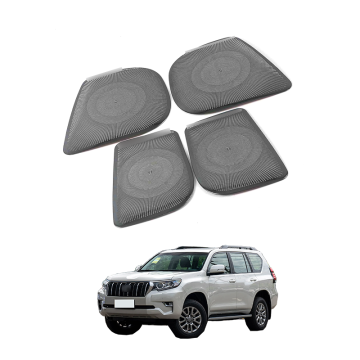 2018 Toyota Prado Door Speaker Cover Trim - Stainless Steel Interior Parts