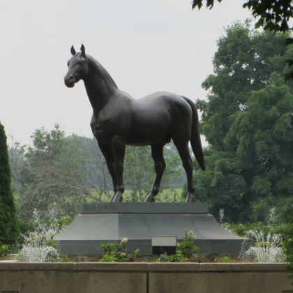 High quality miniatary bronze lexington horse statues