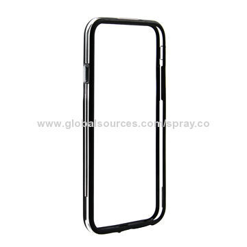 TPU Bumper Frame Case for iPhone, Black Dual-color Design