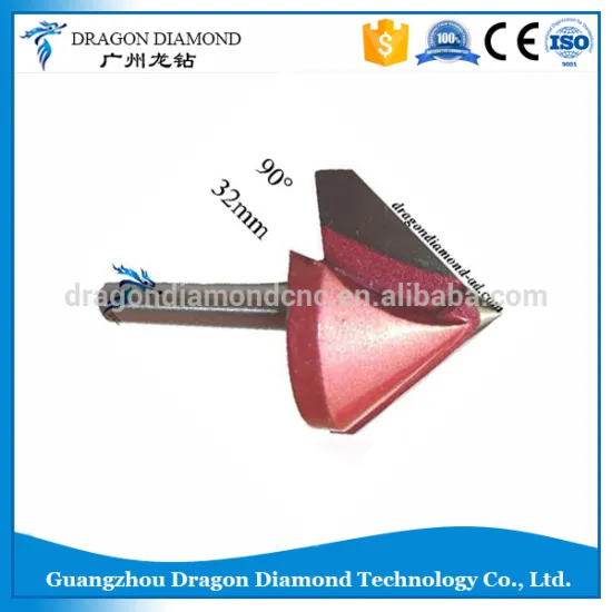 V groove CNC 3d router bits /drill bits /wood router bits 90 Degree 6mm x 32mm Acrylic PVC MDF for cnc wood router