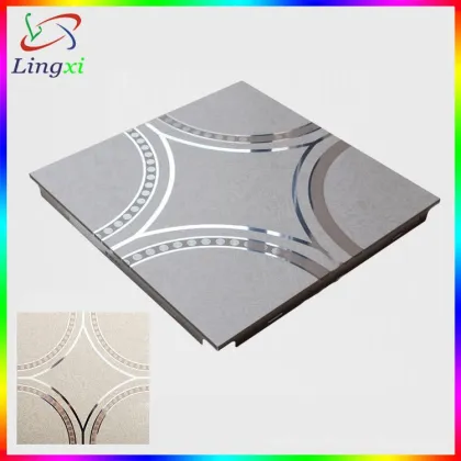 Mirror aluminum composite panels 300x300x17mm,interior decorative aluminum ceiling plates