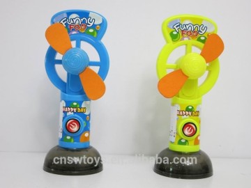 Plastic fan candy toy