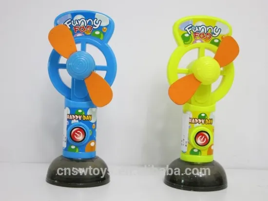 Plastic fan candy toy