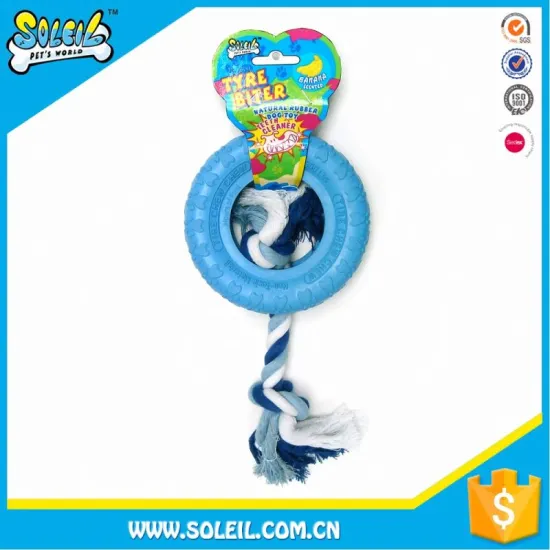 Professional Quality Check Offered Non Toxic Rubber Dog Rope Toy
