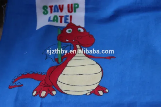 cotton custom design cartoon animal print fabric