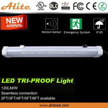 Airport led tri proof tube waterproof IK09 milky cover 1500mm 60W soft light high bright led tri proof fixtures