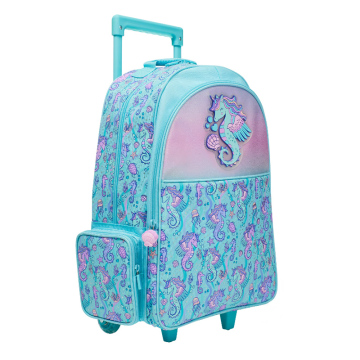 Kids' Travel Style Custom Backpack Wheels Carry-On Luggage School Trolley