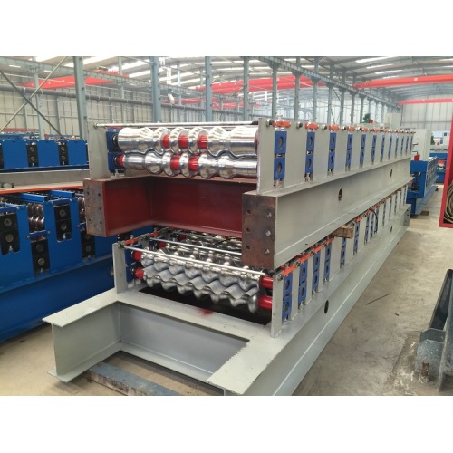 Lapisan Double Calrugated Sheet Forming Machine